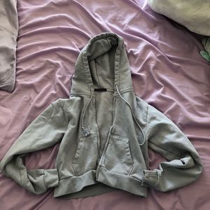 BRANDY MELVILLE PERIWINKLE ZIP UP